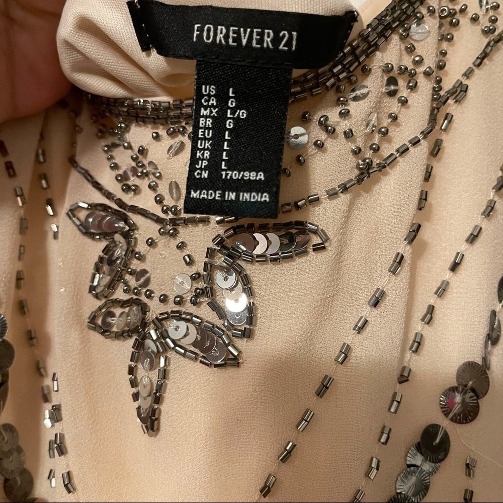 Forever 21 Beige Shift Dress - Picture 7 of 8